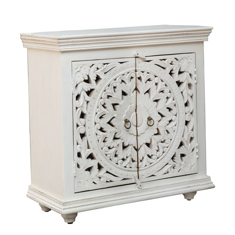 Aarushi Carved Wooden Cabinet