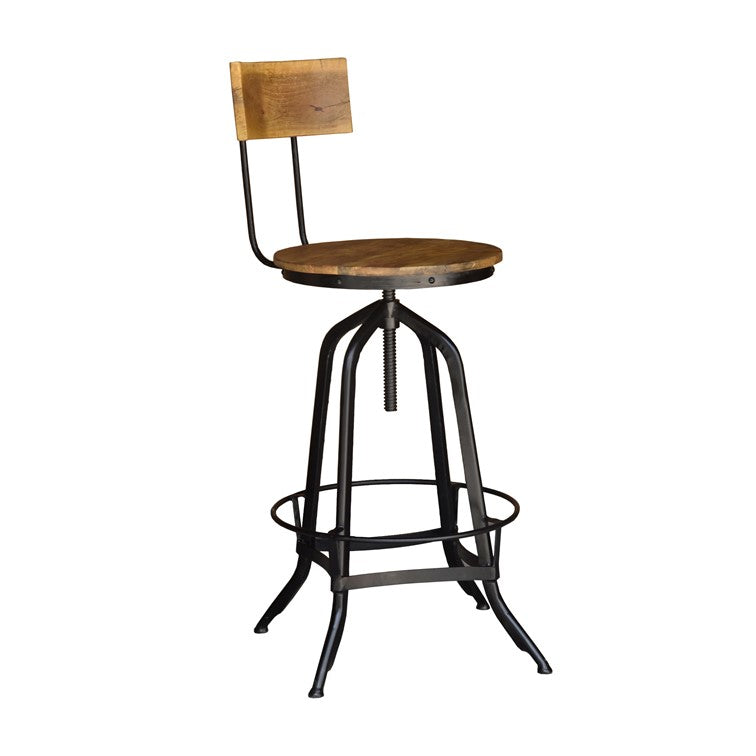 Rock Wooden Bar Chair