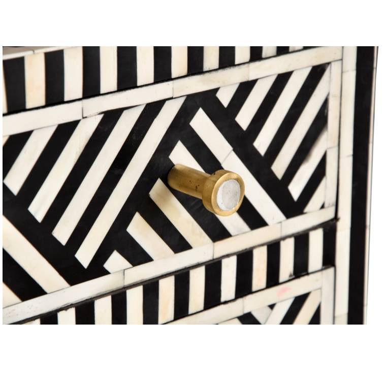 Miffy Bone Inlay Chest of Drawer