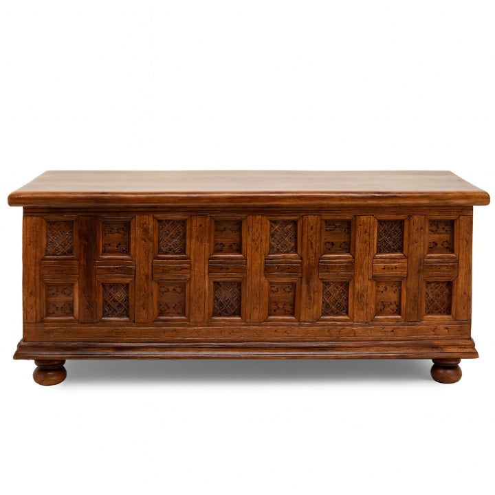 Olivia Hand Carved Coffee Table
