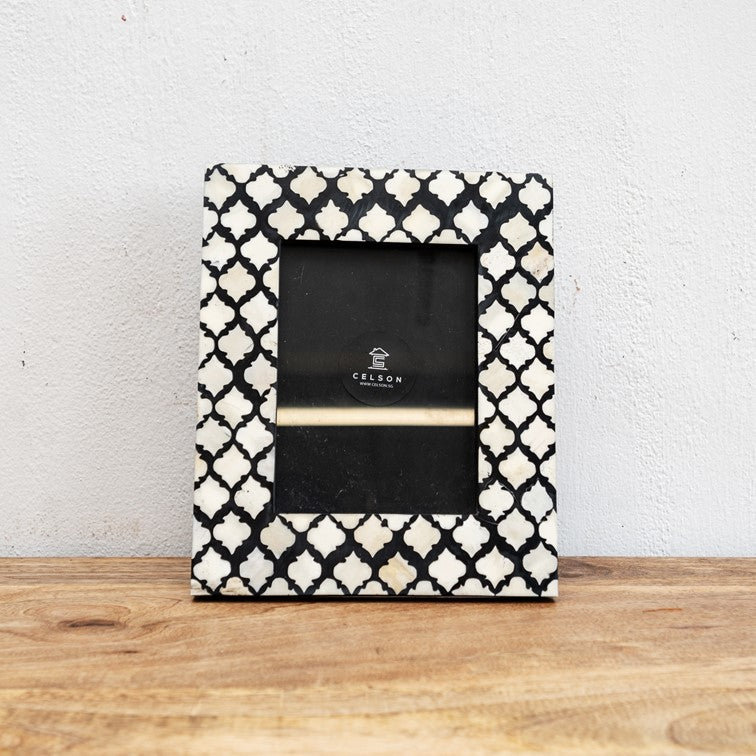 Zoe Bone Inlay Photo Frame