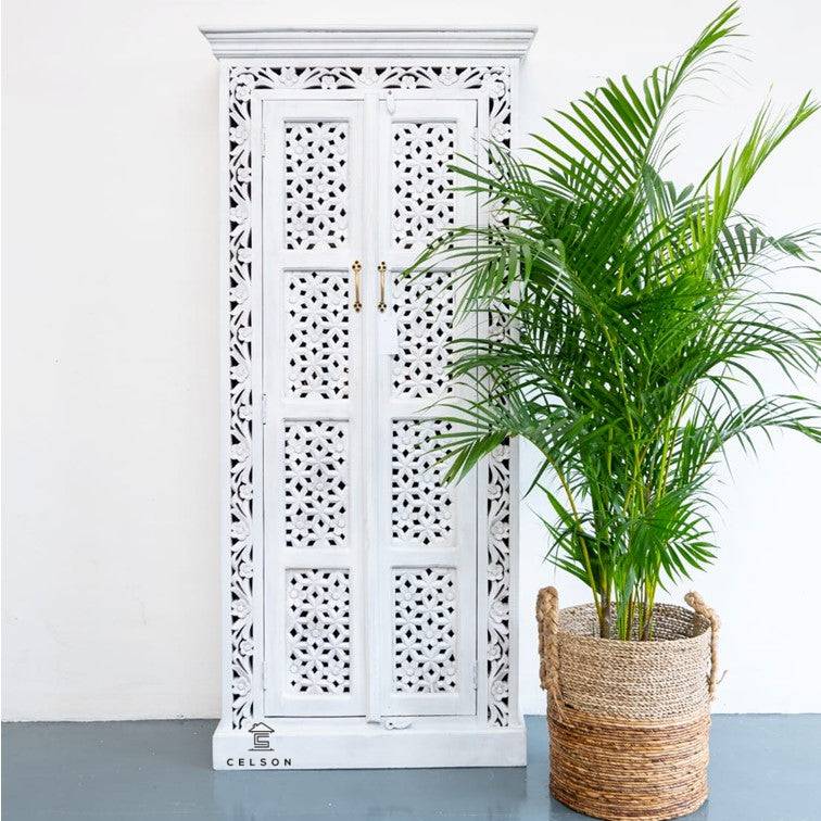 Steve Hand Carved Almirah