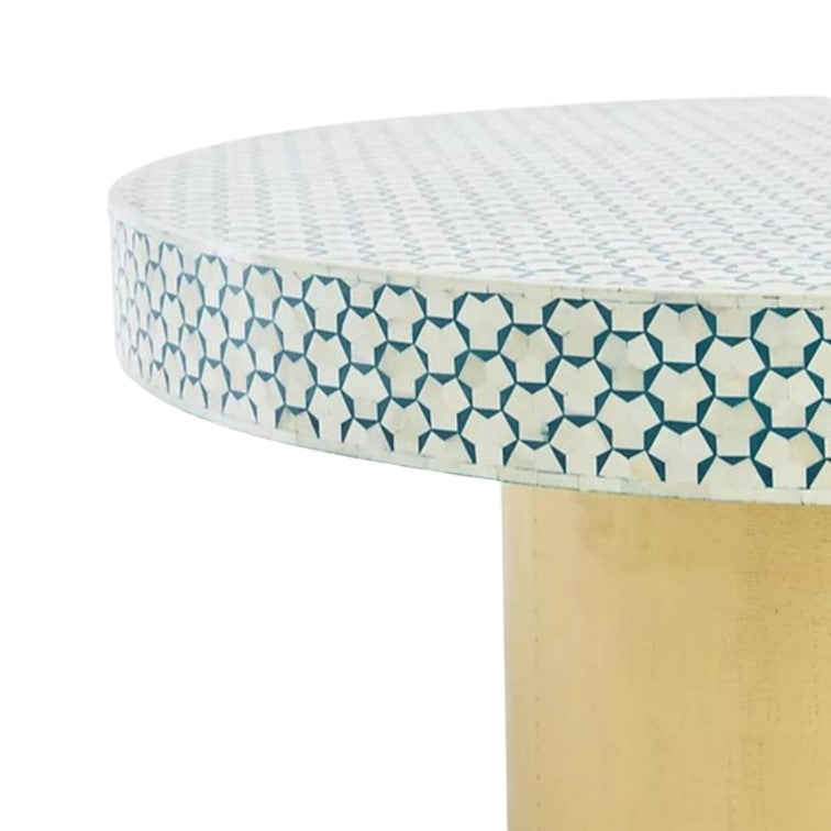 Roma Bone Inlay Dining Table