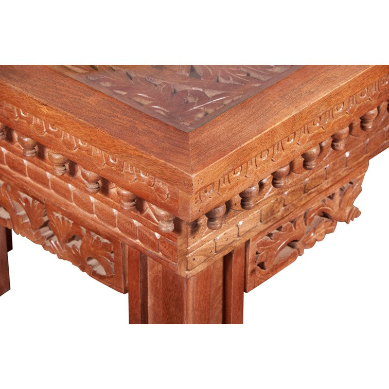 Travis Carved Coffee Table