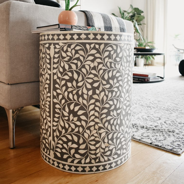 Dimsi Bone Inlay Stool