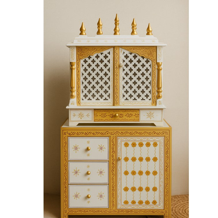 Ramya Wooden Carved Mandir