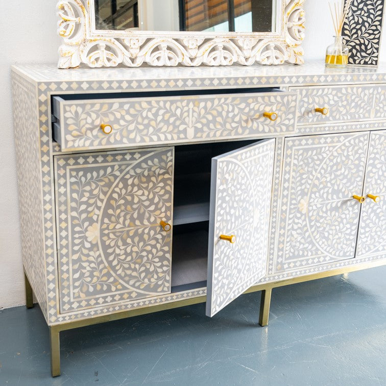 Eleyana Bone Inlay Chest of Drawer