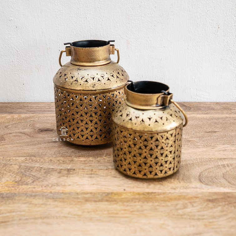 Zen Brass Finish Lantern