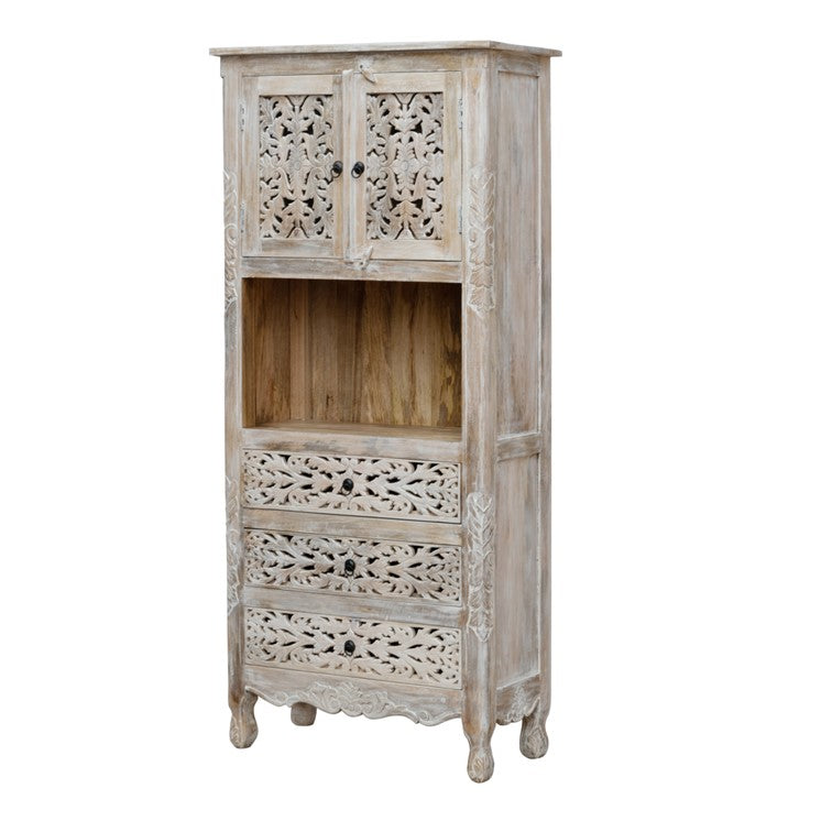 Amory Hand Carved Cabinet