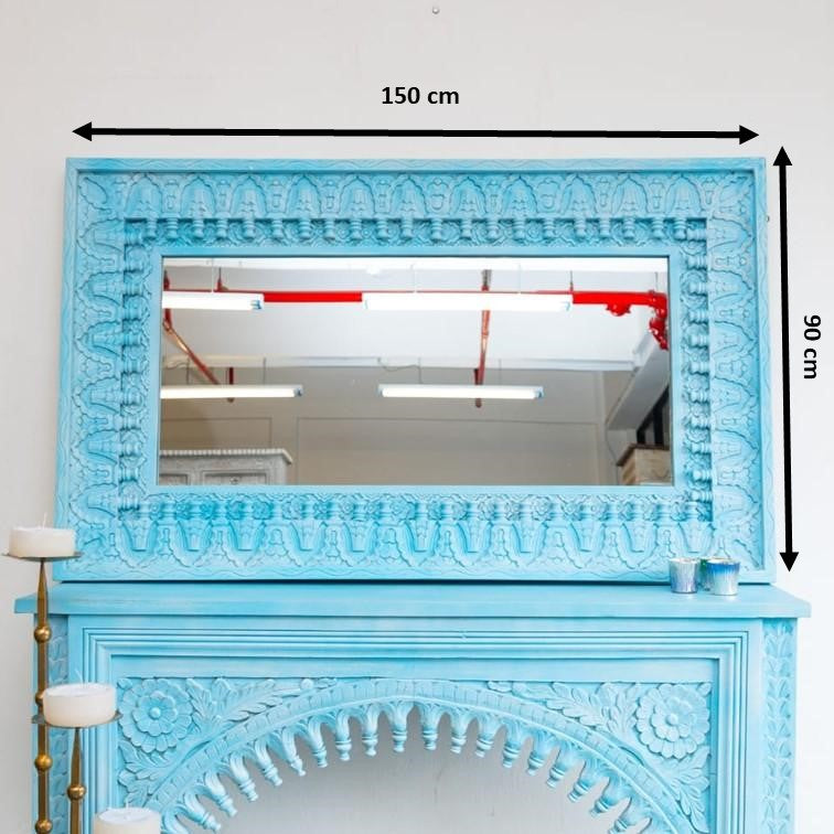 Elba Hand Crafted Wooden Mirror
