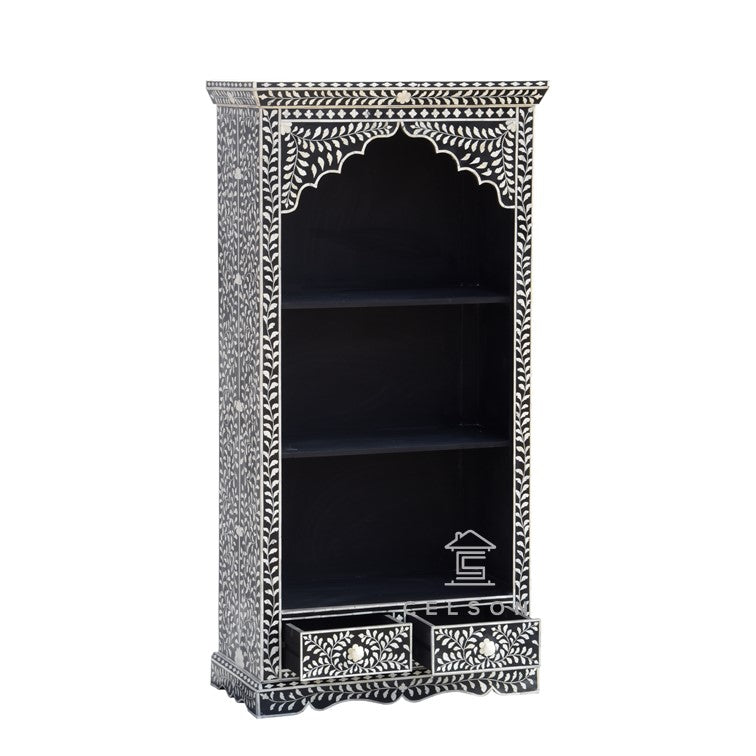 Rachel Carved Bookshelf