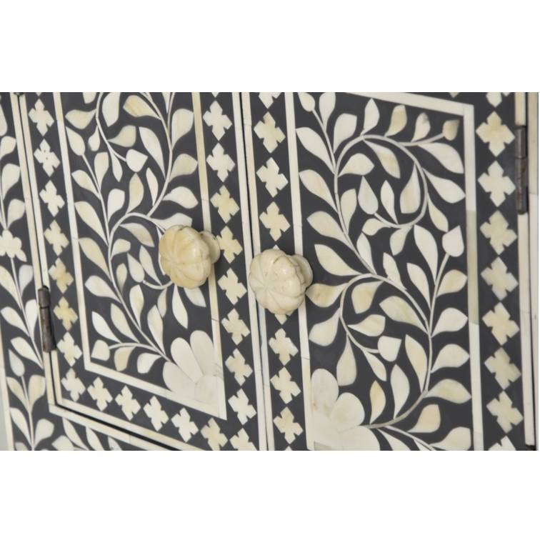 Kathryn Bone Inlay Bedside