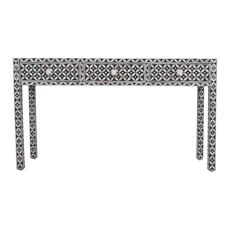 Pasie Bone Inlay Console Table