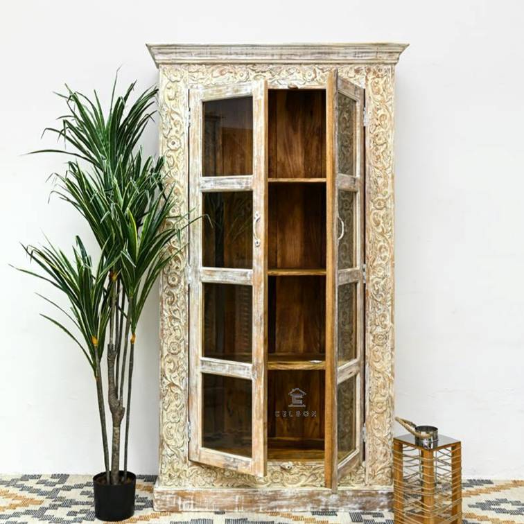 Adam Carved Bookcase