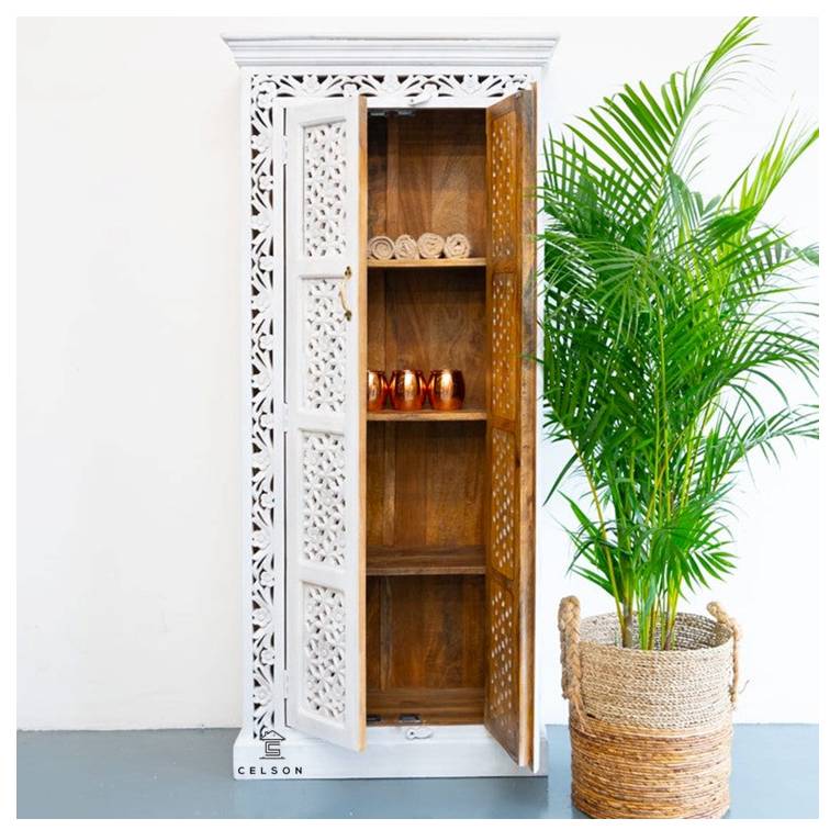 Steve Hand Carved Almirah