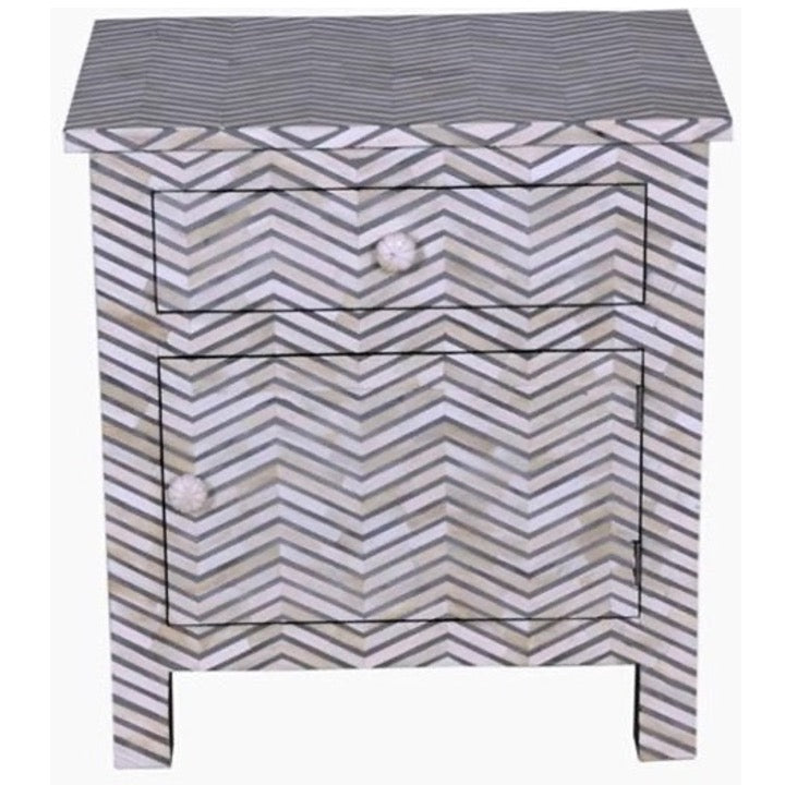 Vanya Bone Inlay Bedside