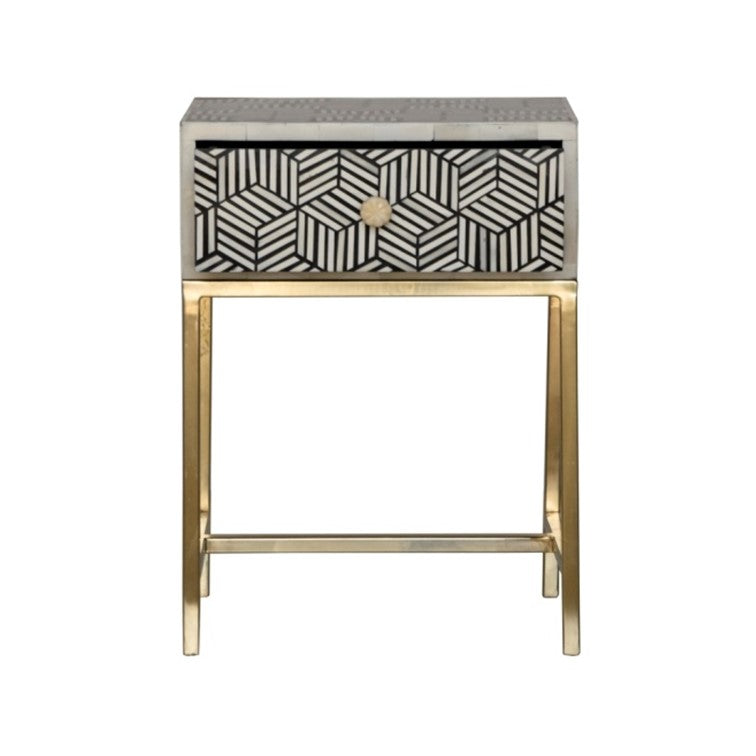 Via Bone Inlay Bedside