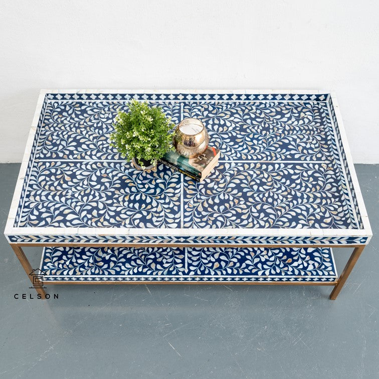 Evin Mother of Pearl Inlay Coffee Table