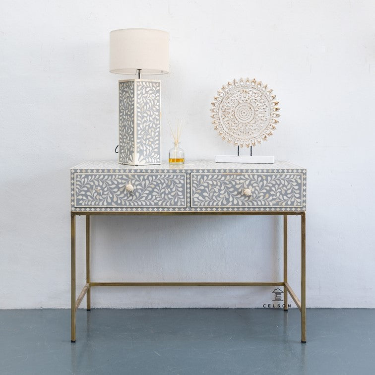 Evie Bone Inlay Console Table