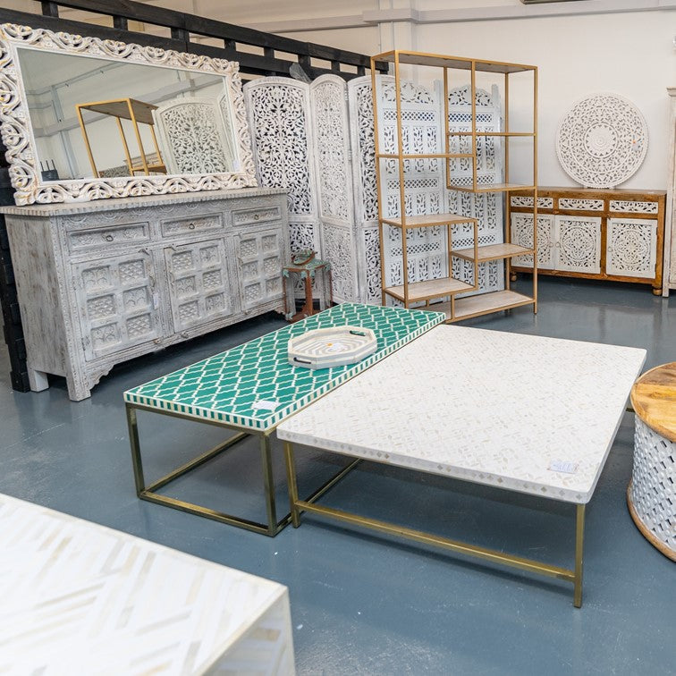 Duff Bone Inlay Coffee Table