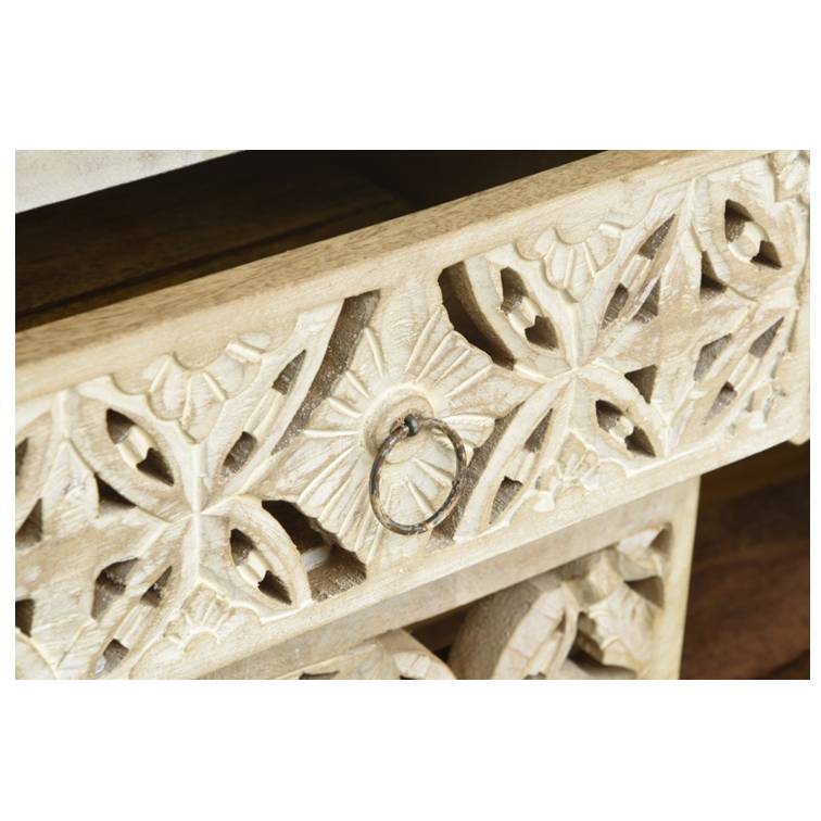 Ciara Carved Wooden SideBoard