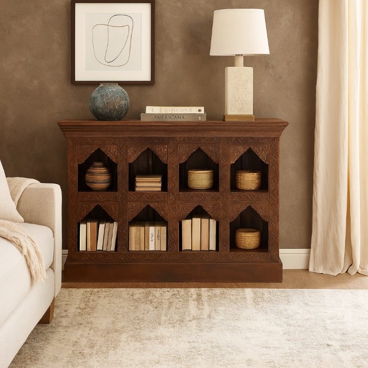 Harry Carved Bookshelf