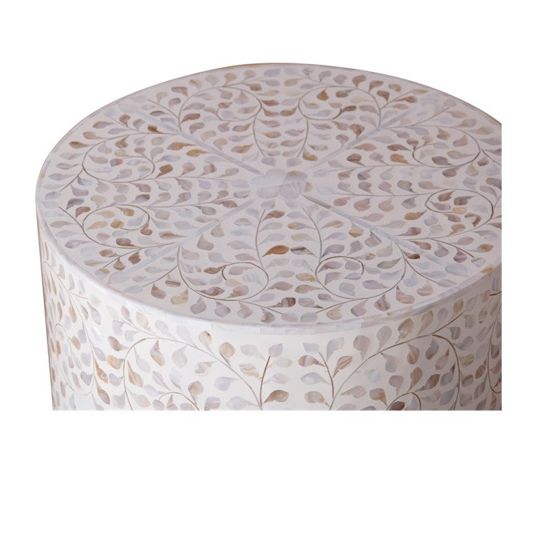 Alex Bone Inlay Stool