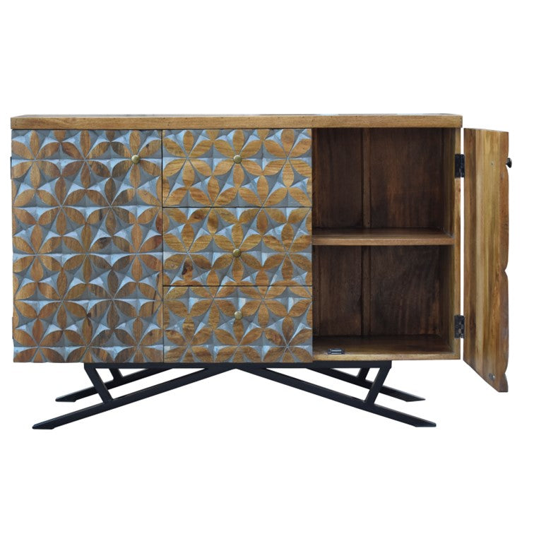 Jason Hand Carved Side Board