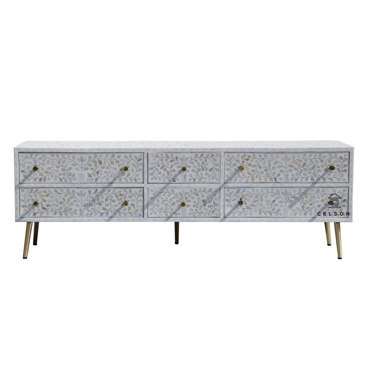 Avalino Mother of Pearl Inlay TV Cabinet