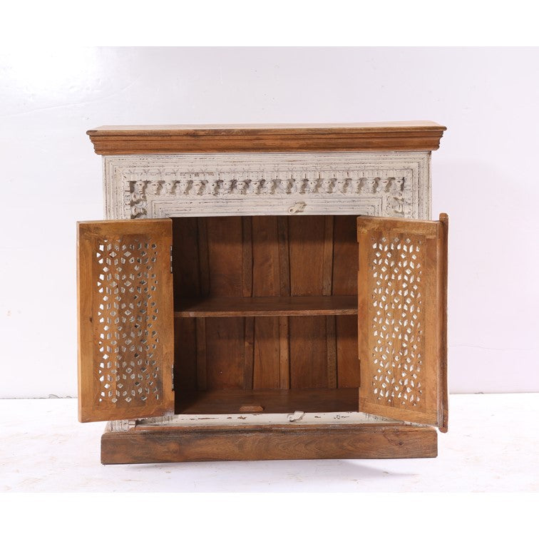 Alina Carved Wooden Chest