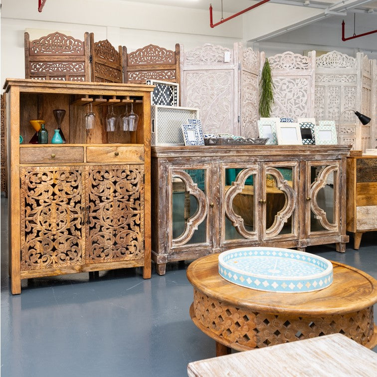 Aurelie Hand Carved Sideboard