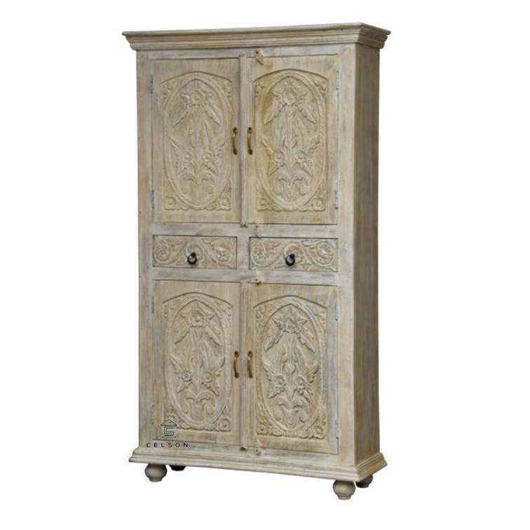 Joe Hand Carved Cabinet
