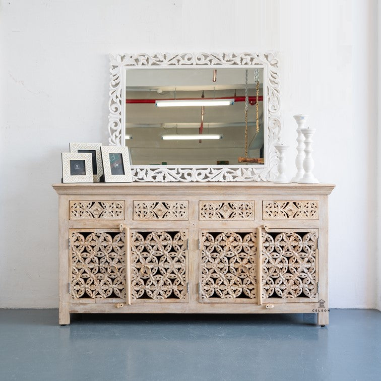 Ciara Carved Wooden SideBoard