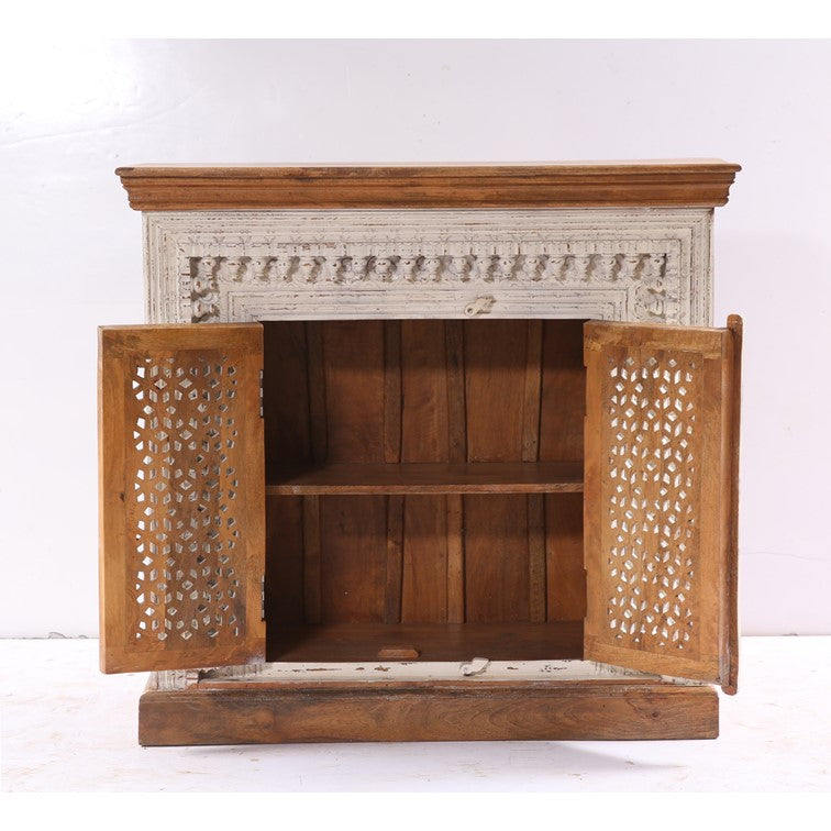 Alina Carved Wooden Chest