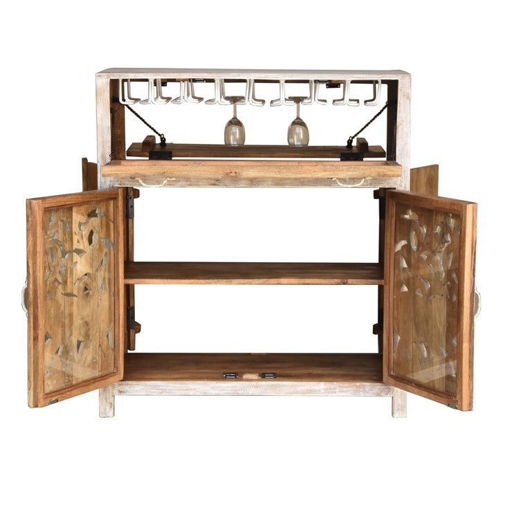 Molly Wooden Bar Cabinet
