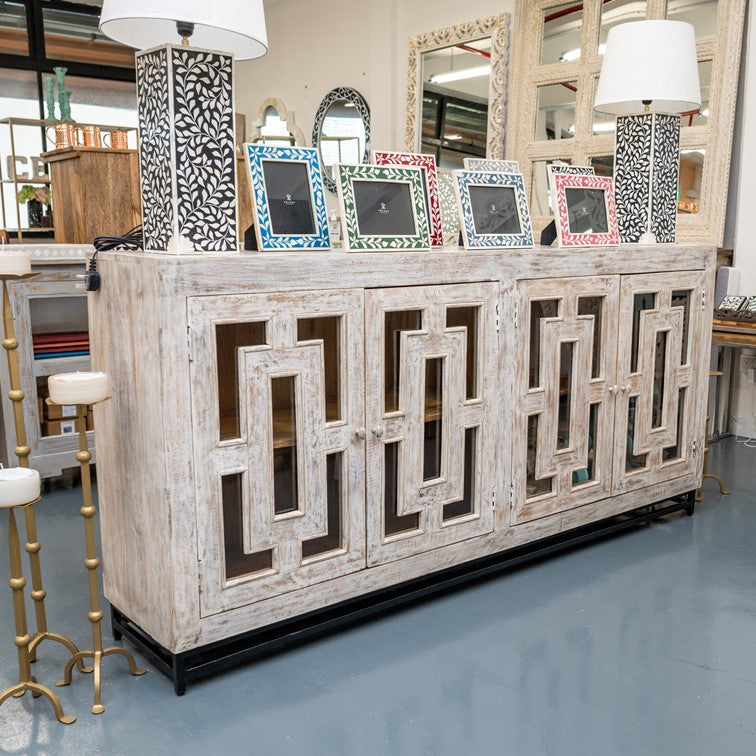 Cape Hand Carved Side Board