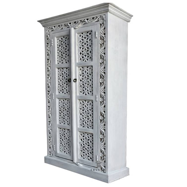 Steve Hand Carved Almirah