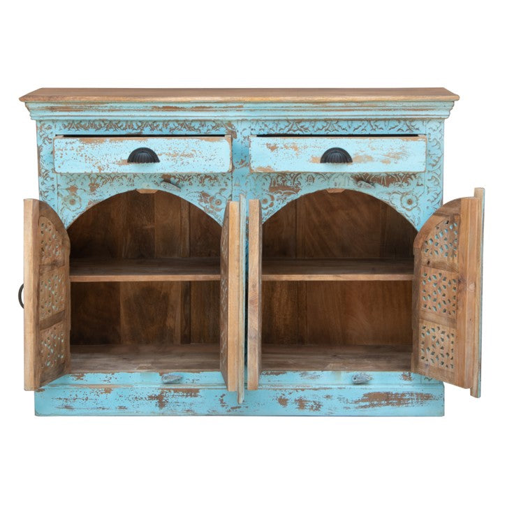 Anna Carved Wooden Cabinet