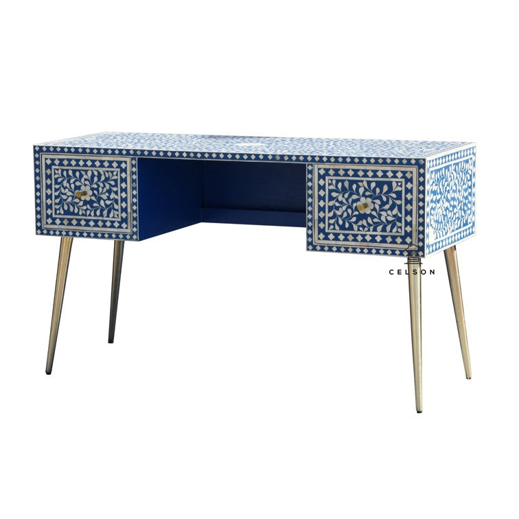 Carla Bone Inlay Study Table