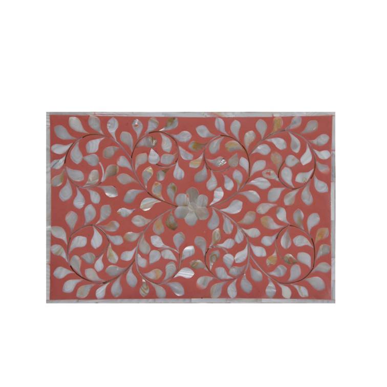 Amber Mother of Pearl Inlay Box