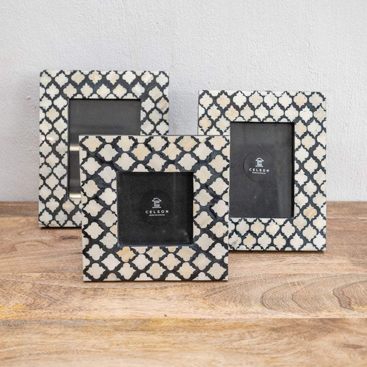 Zoe Bone Inlay Photo Frame