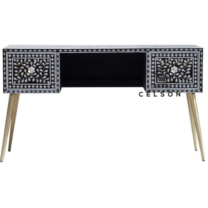 Marie Mother of Pearl Inlay Study Table