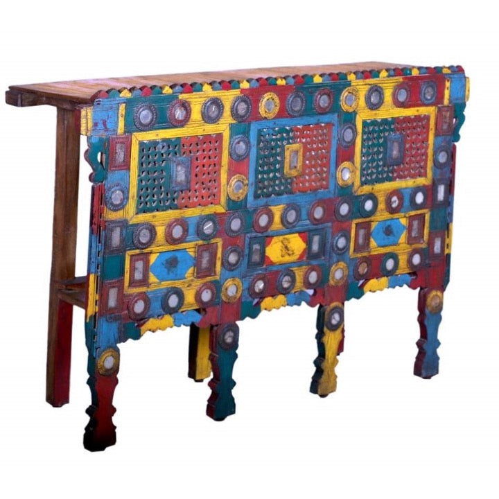 Billy Damchiya Hand Painted Console Table
