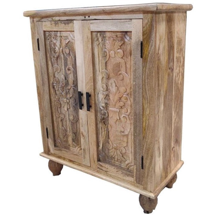 Adam Carved Wooden Chest