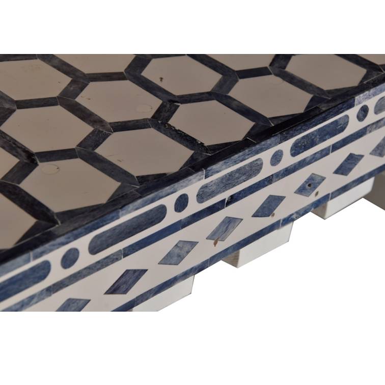 Dizon Bone Inlay Bar Cabinet