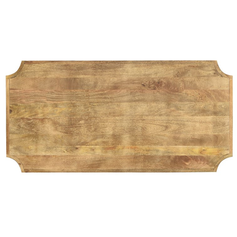 Perry Hand Carved Wooden Dining Table