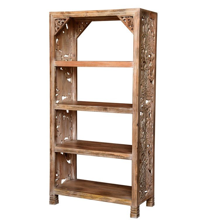 Peter Carved Bookshelf