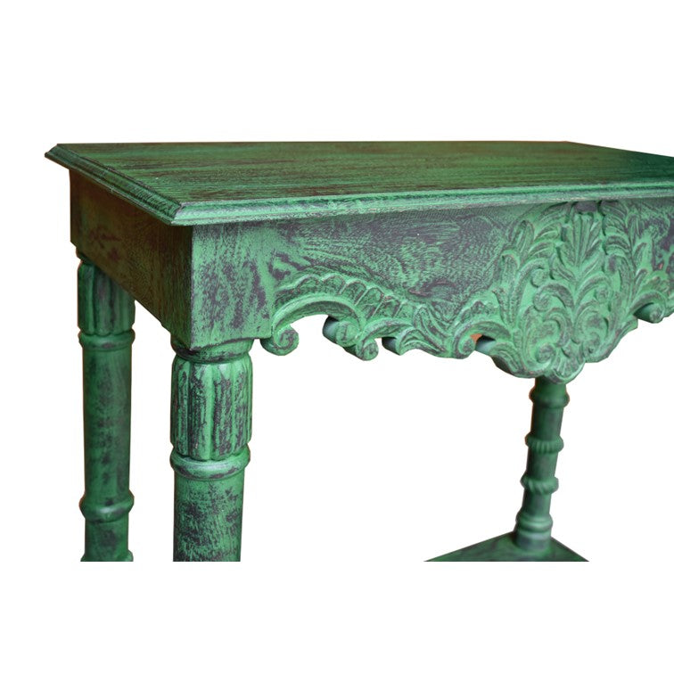 Bob Hand Carved Wooden Console Table