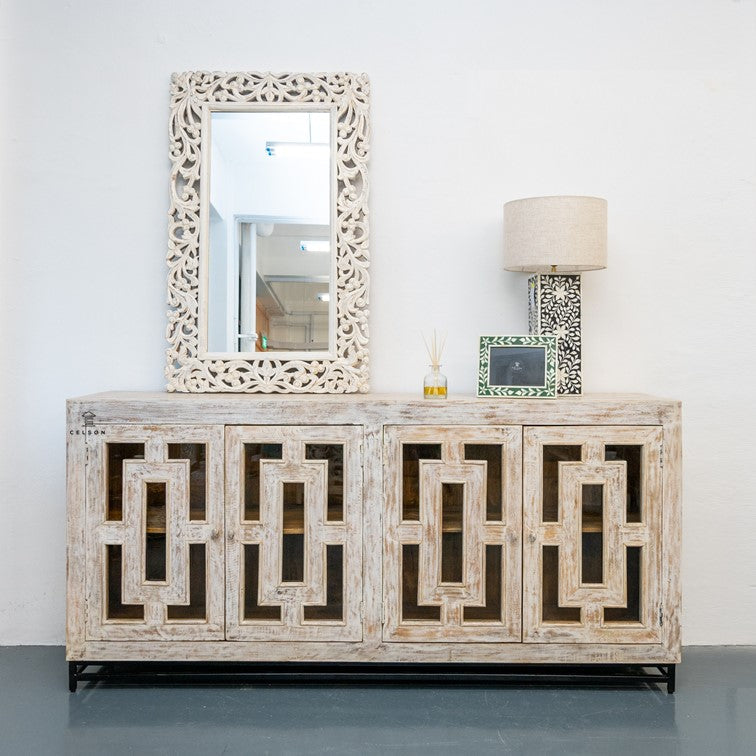 Cape Hand Carved Side Board