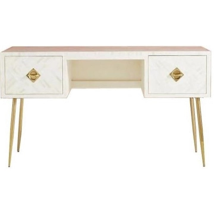 Glenn Bone Inlay Study Table